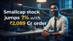 Small Cap Stock Jump 7 Percente With 2kCr Order